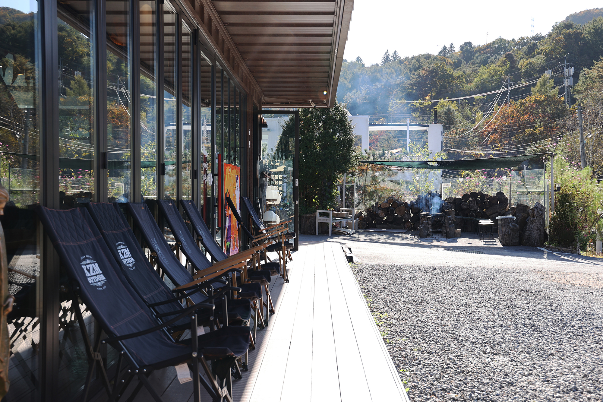 청계호수 자작나무숲 캠핑장 이미지