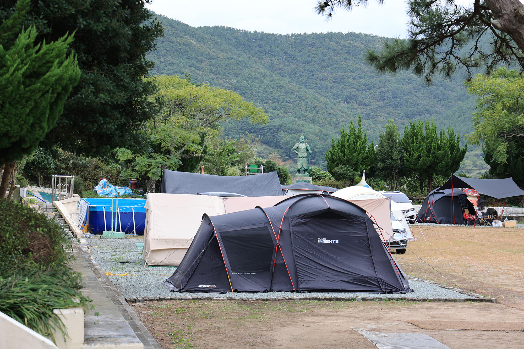 한산도 충무공교실 야영장 이미지