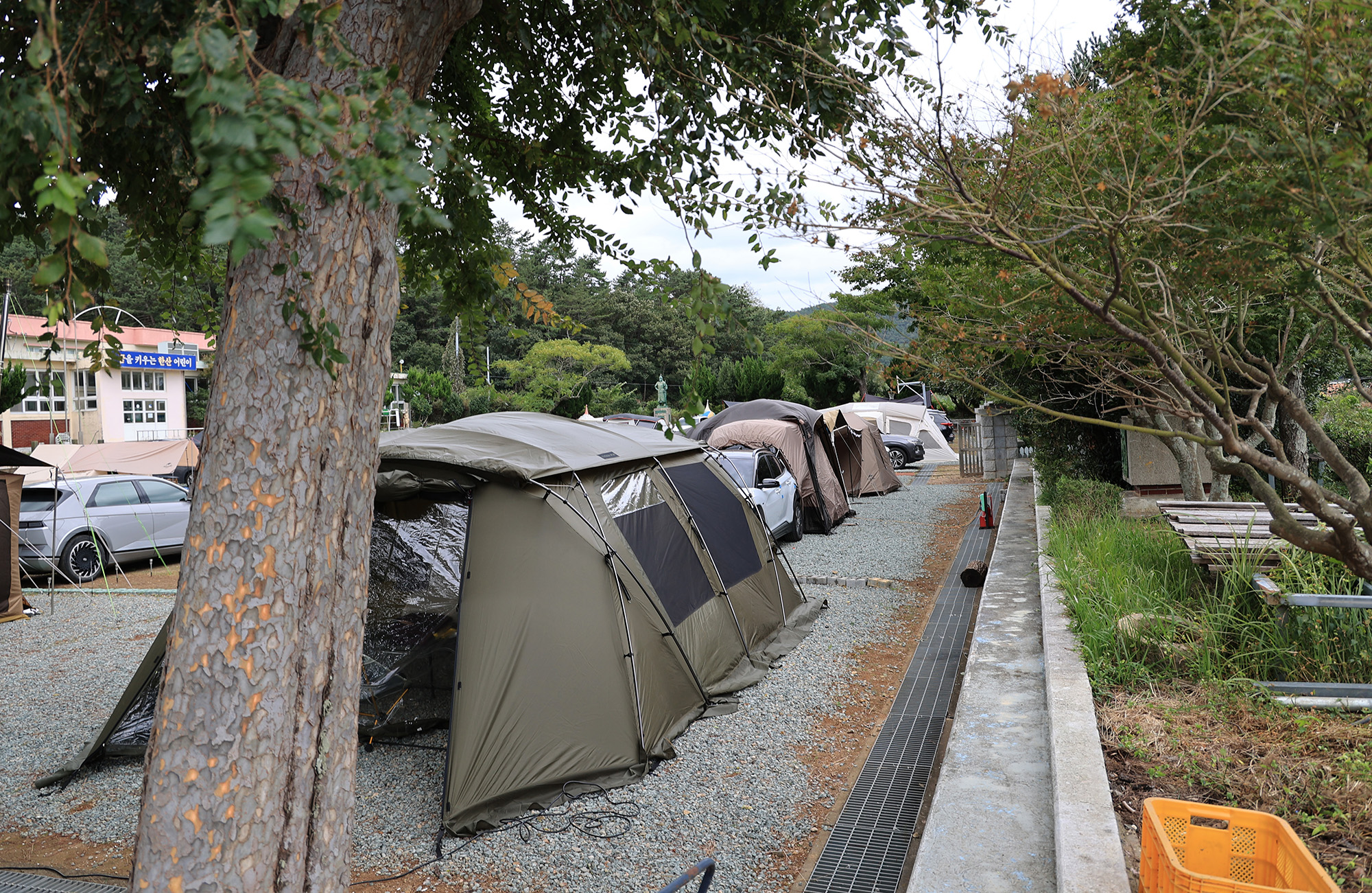 한산도 충무공교실 야영장 이미지