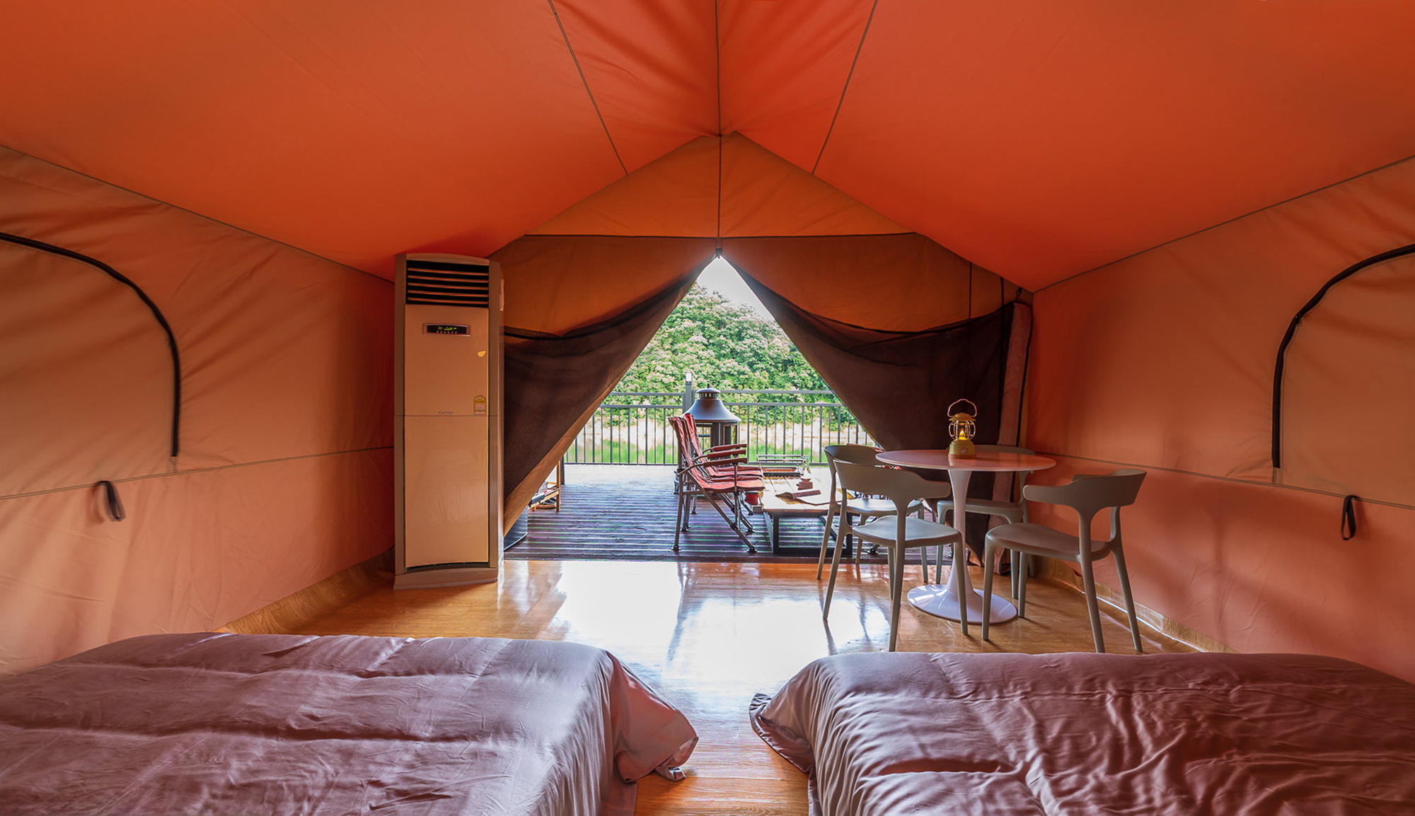 한탄강 카누 캠핑장 이미지