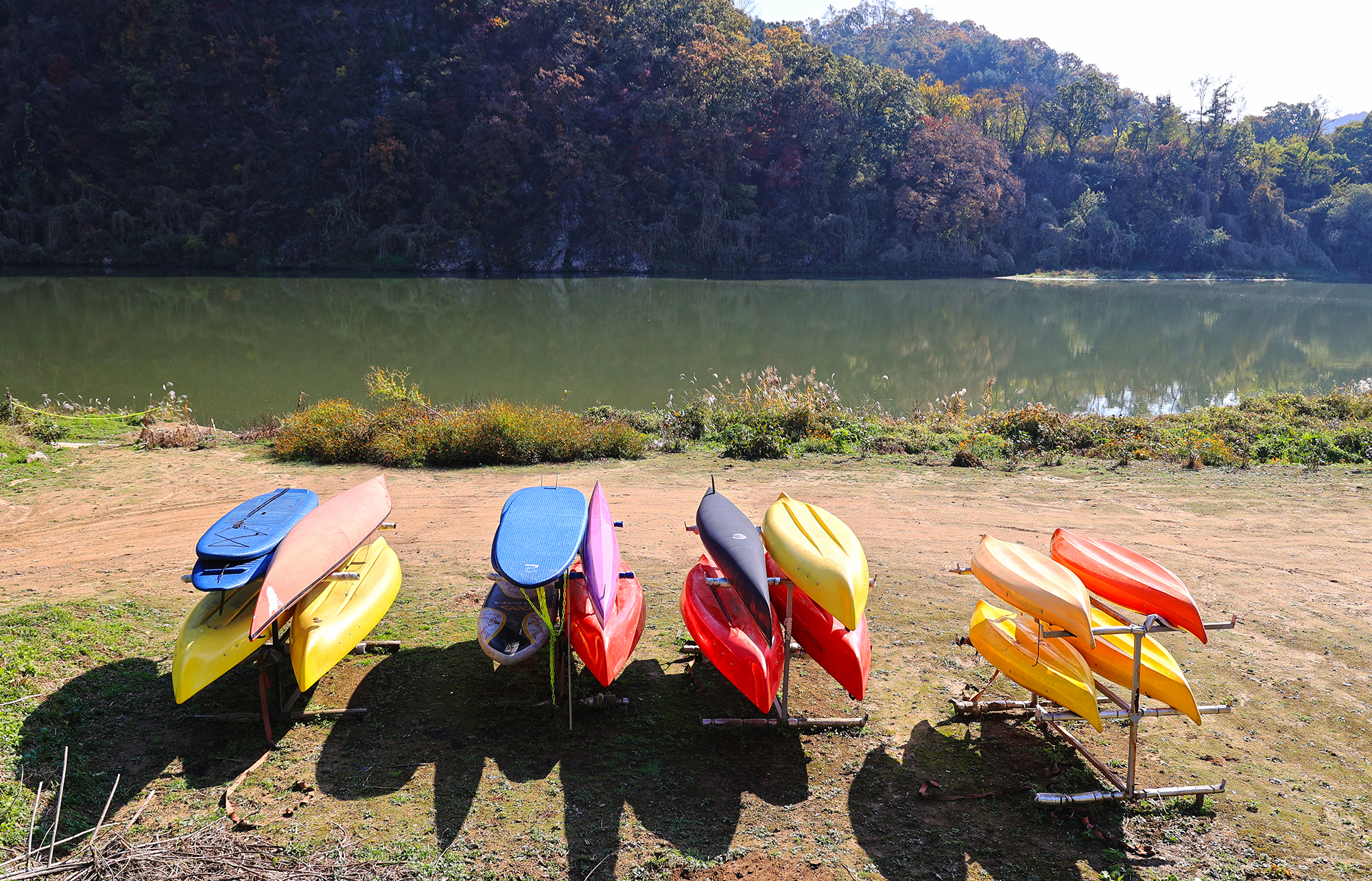 한탄강 카누 캠핑장 이미지