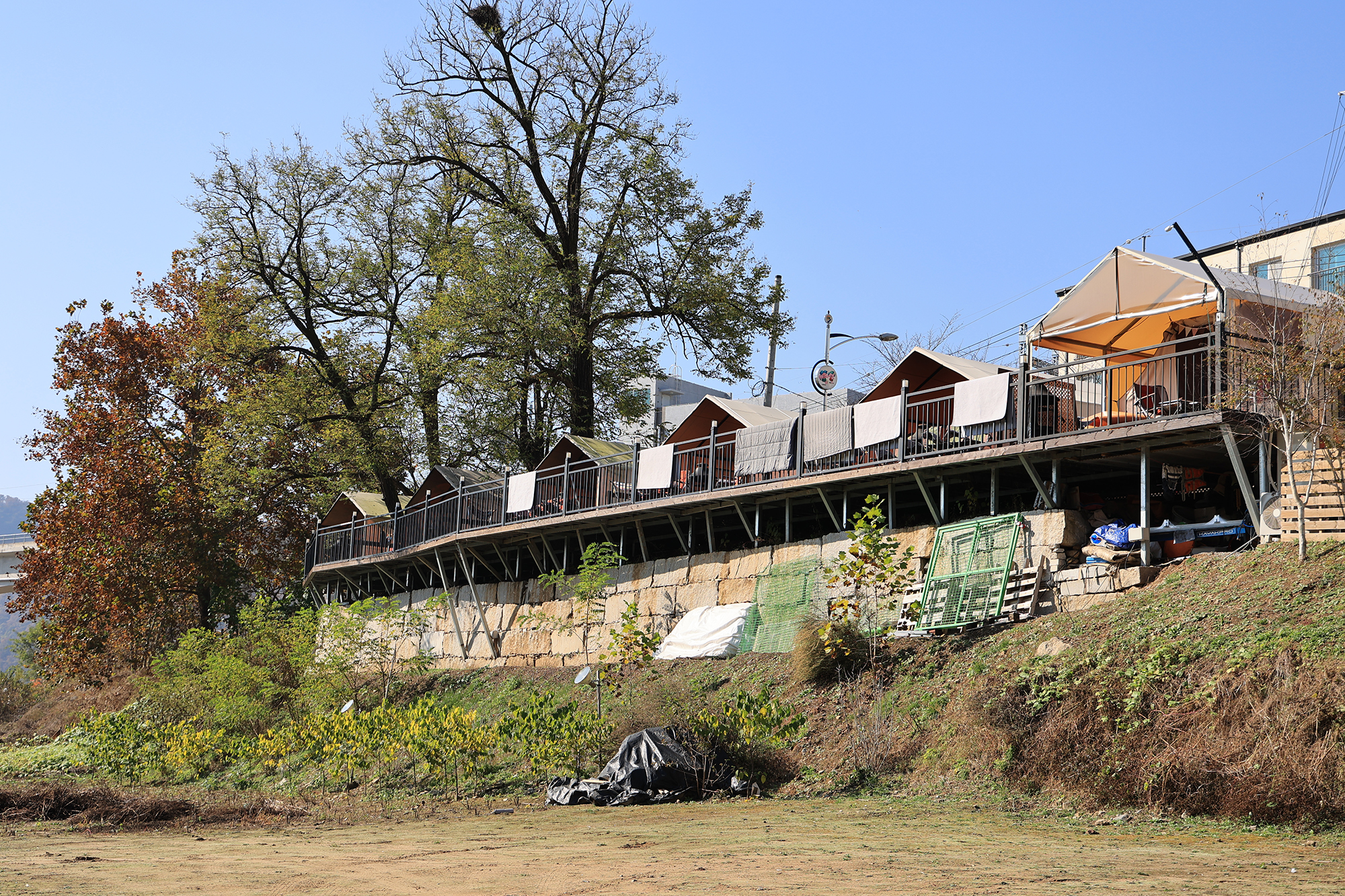 한탄강 카누 캠핑장 이미지