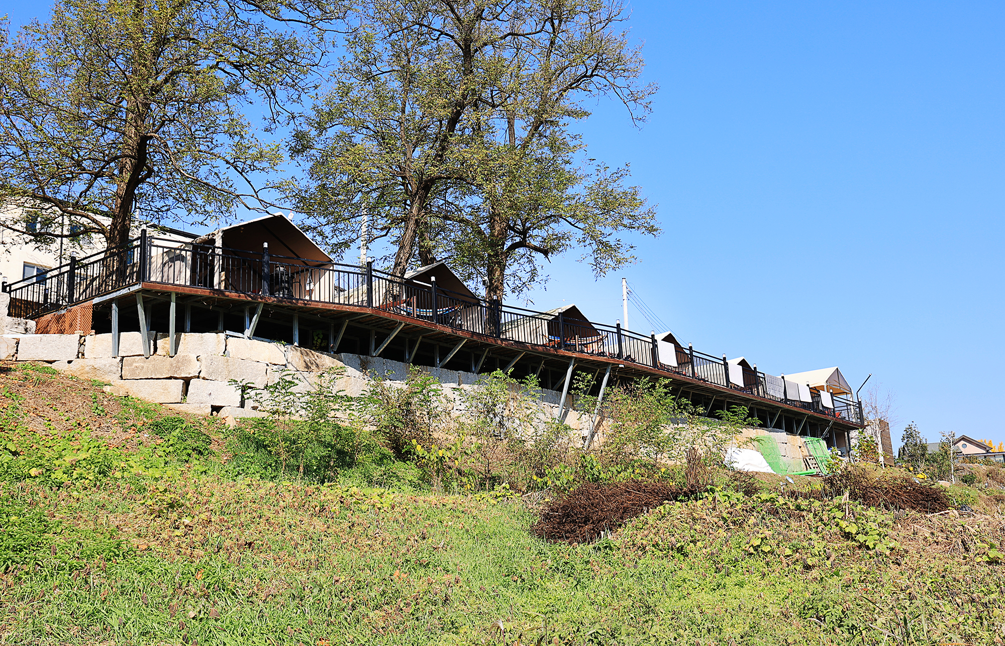 한탄강 카누 캠핑장 이미지