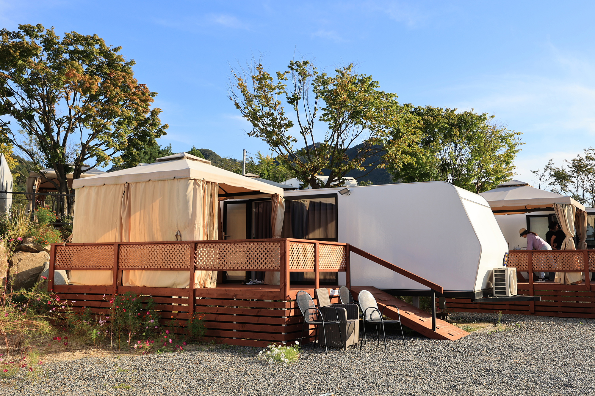 남이섬 마리나 카라반 이미지