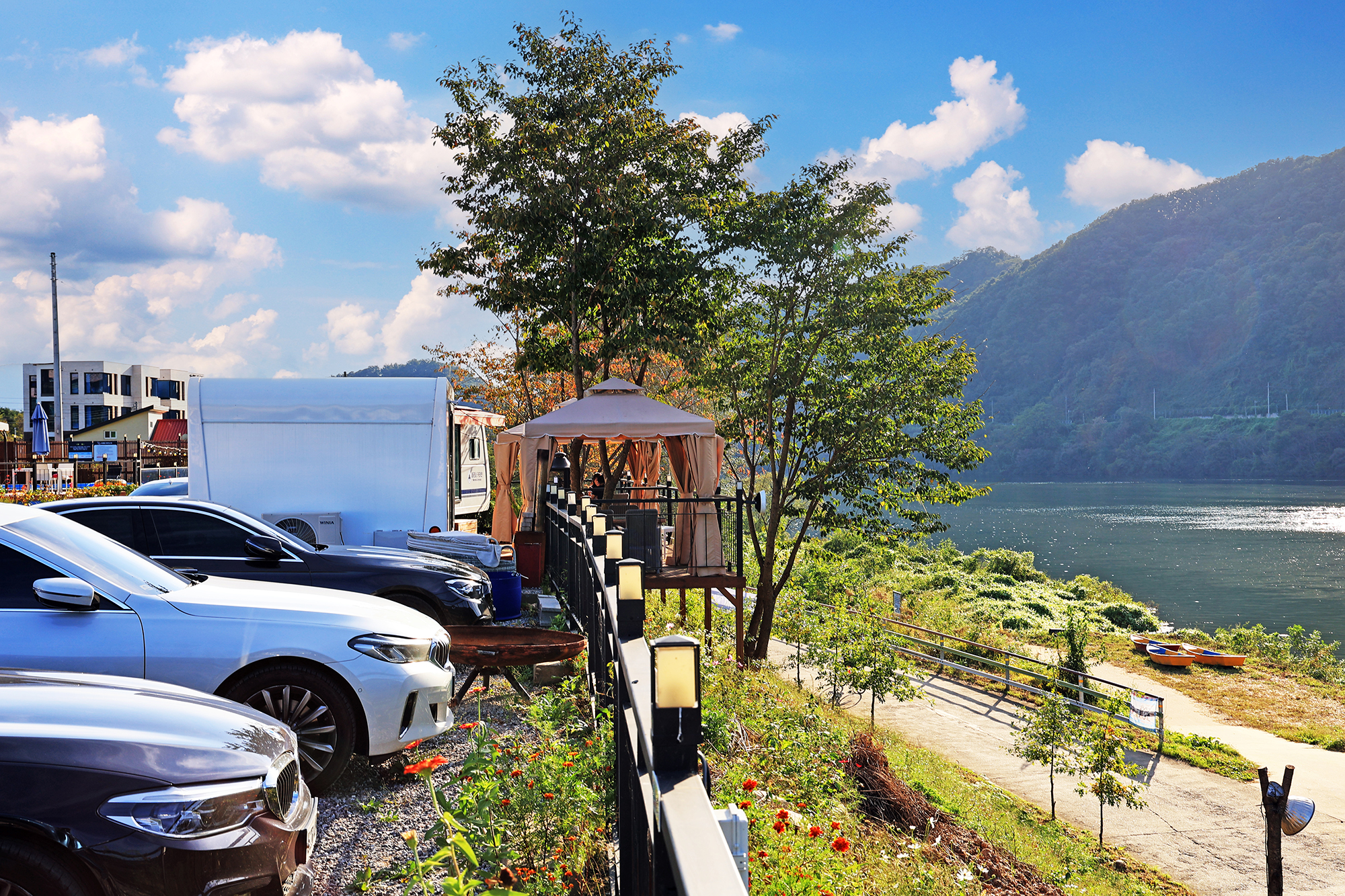 남이섬 마리나 카라반 이미지