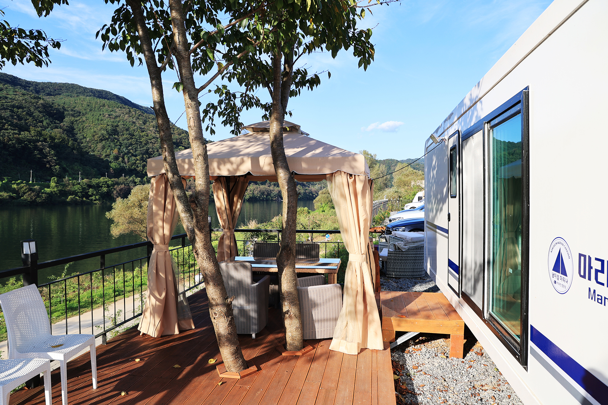 남이섬 마리나 카라반 이미지