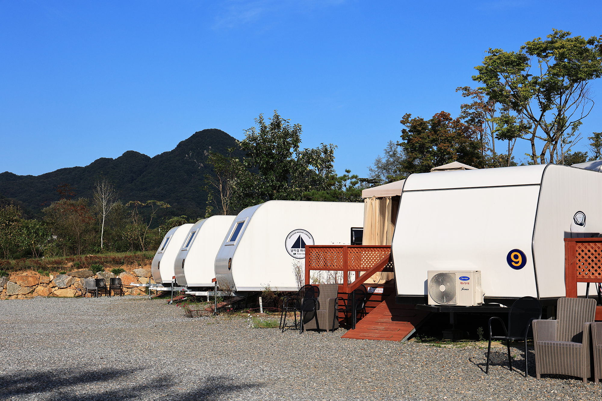 남이섬 마리나 카라반 이미지