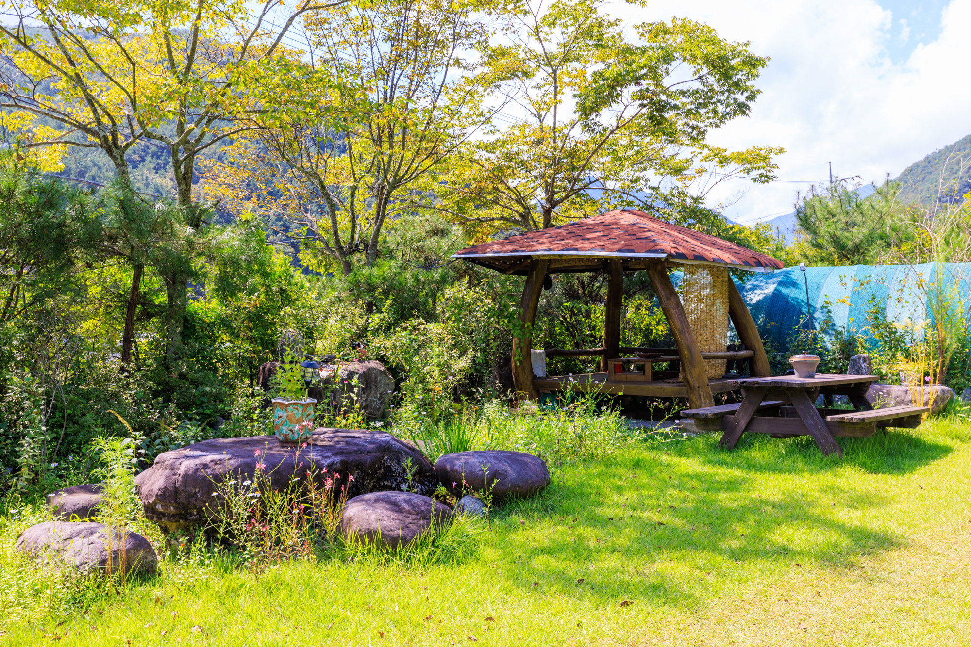 풀꽃이랑 캠핑장 이미지