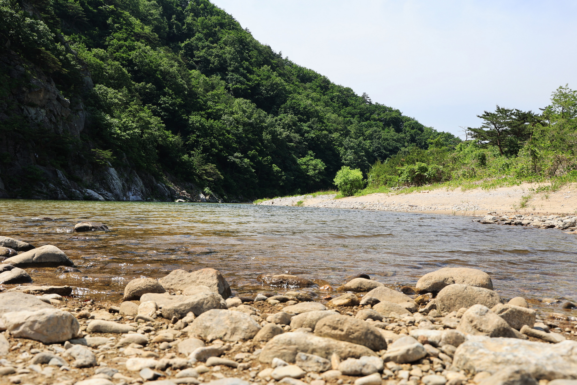 밴프 야영장 이미지