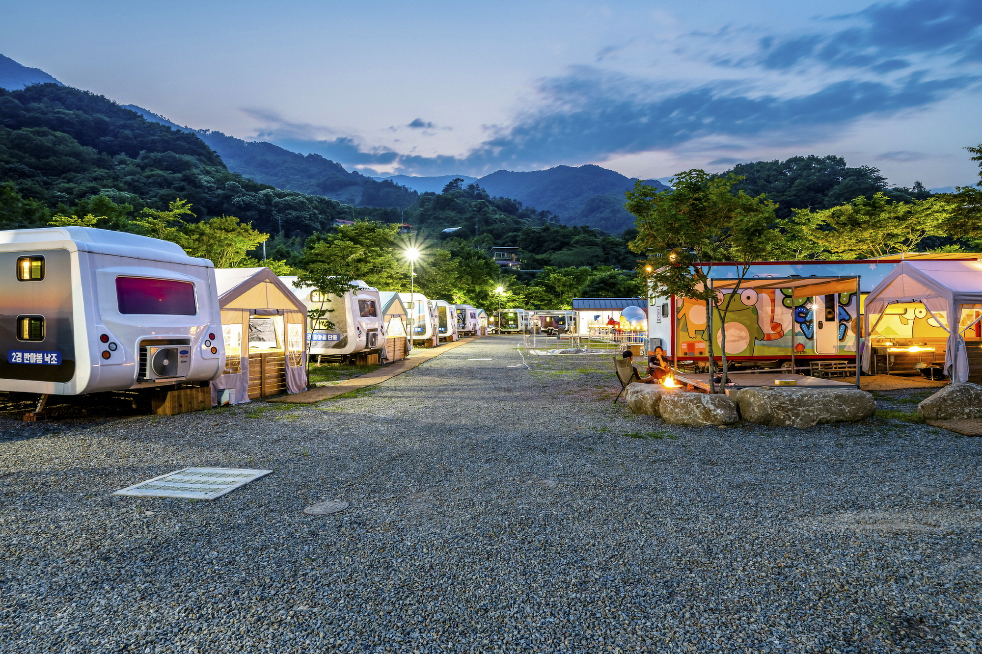 지리산 포레스트 카라반 파크 이미지