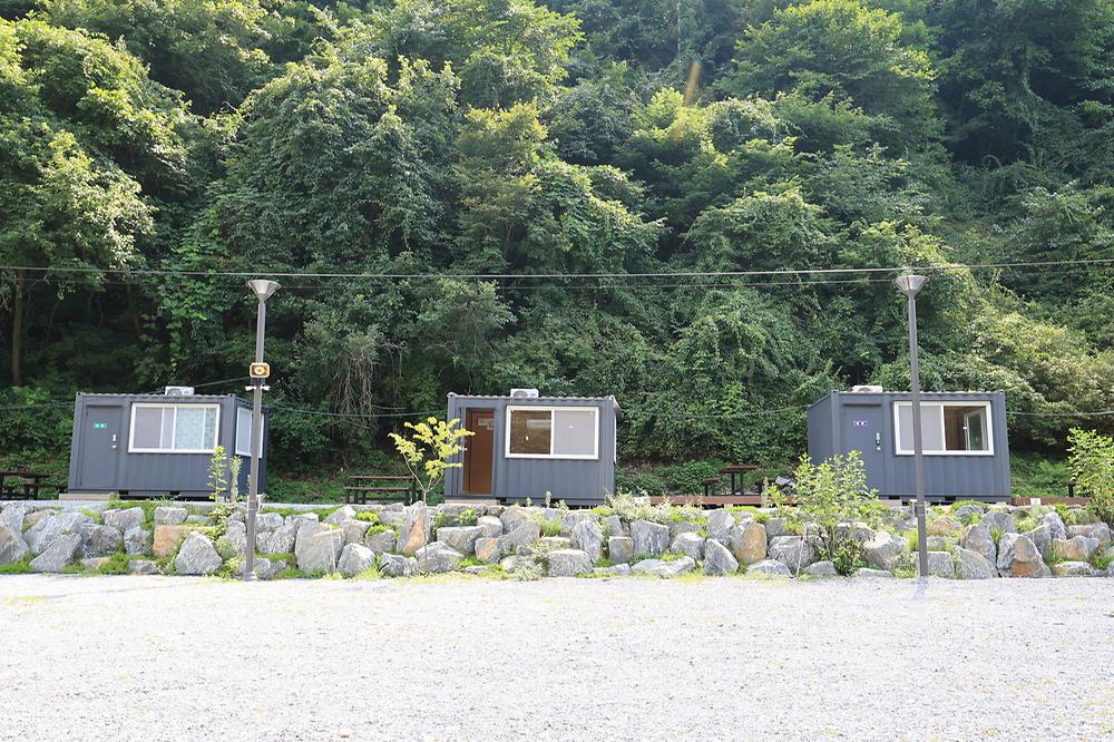 600마지기 가는길 야영장