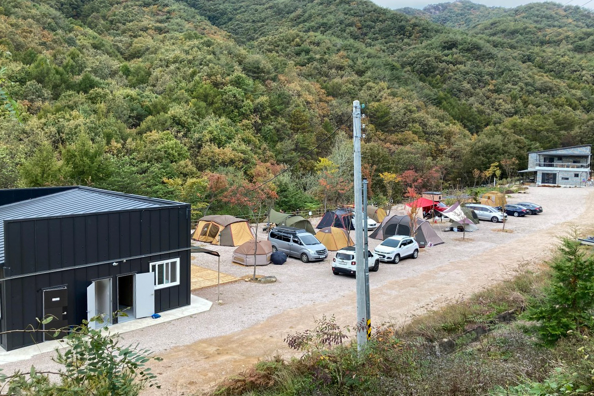 문장대 사계절캠핑장 이미지