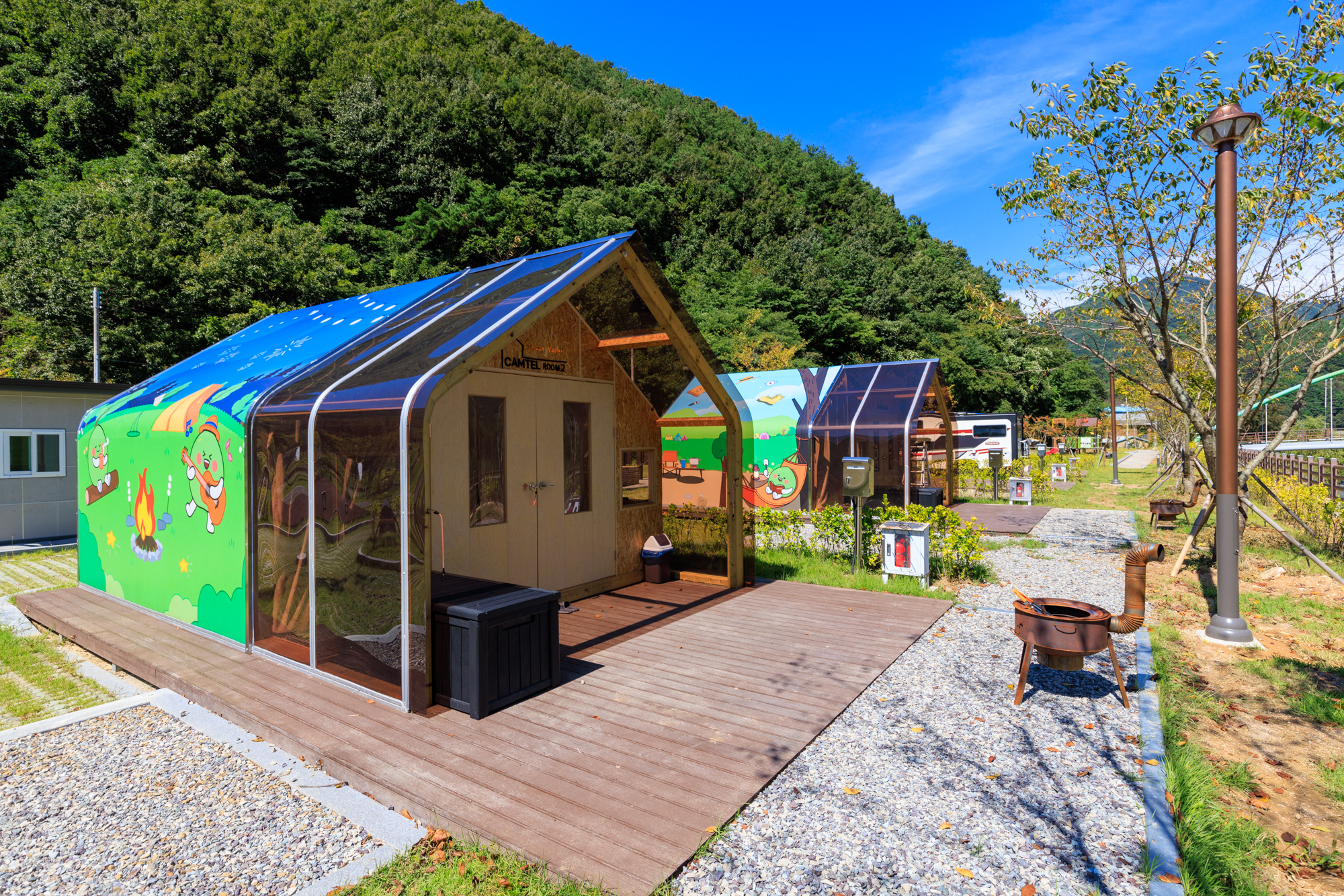 금천계곡 야영장 이미지