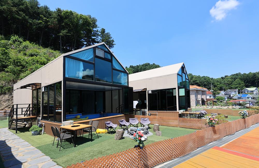 달멍 애견 풀빌라 글램핑