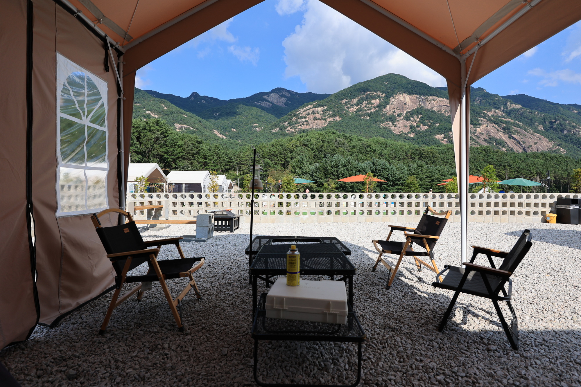 산이다 글램핑 이미지