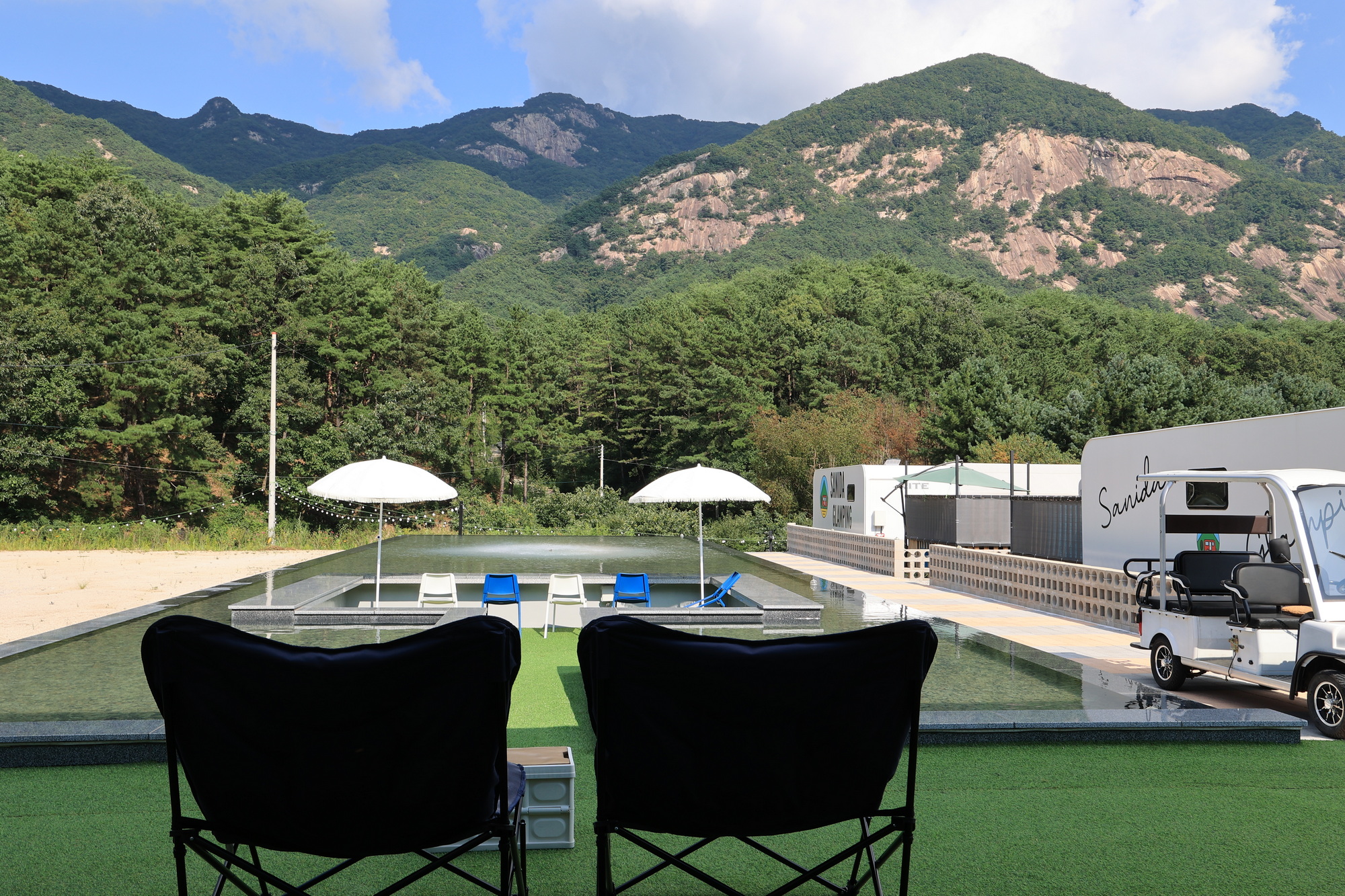 산이다 글램핑 이미지