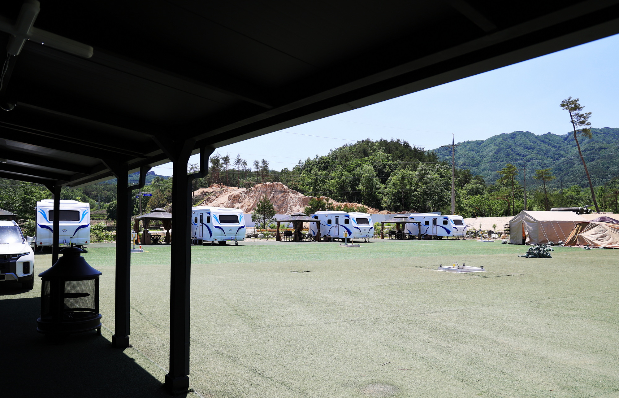 고성라벤더 캠핑장 이미지