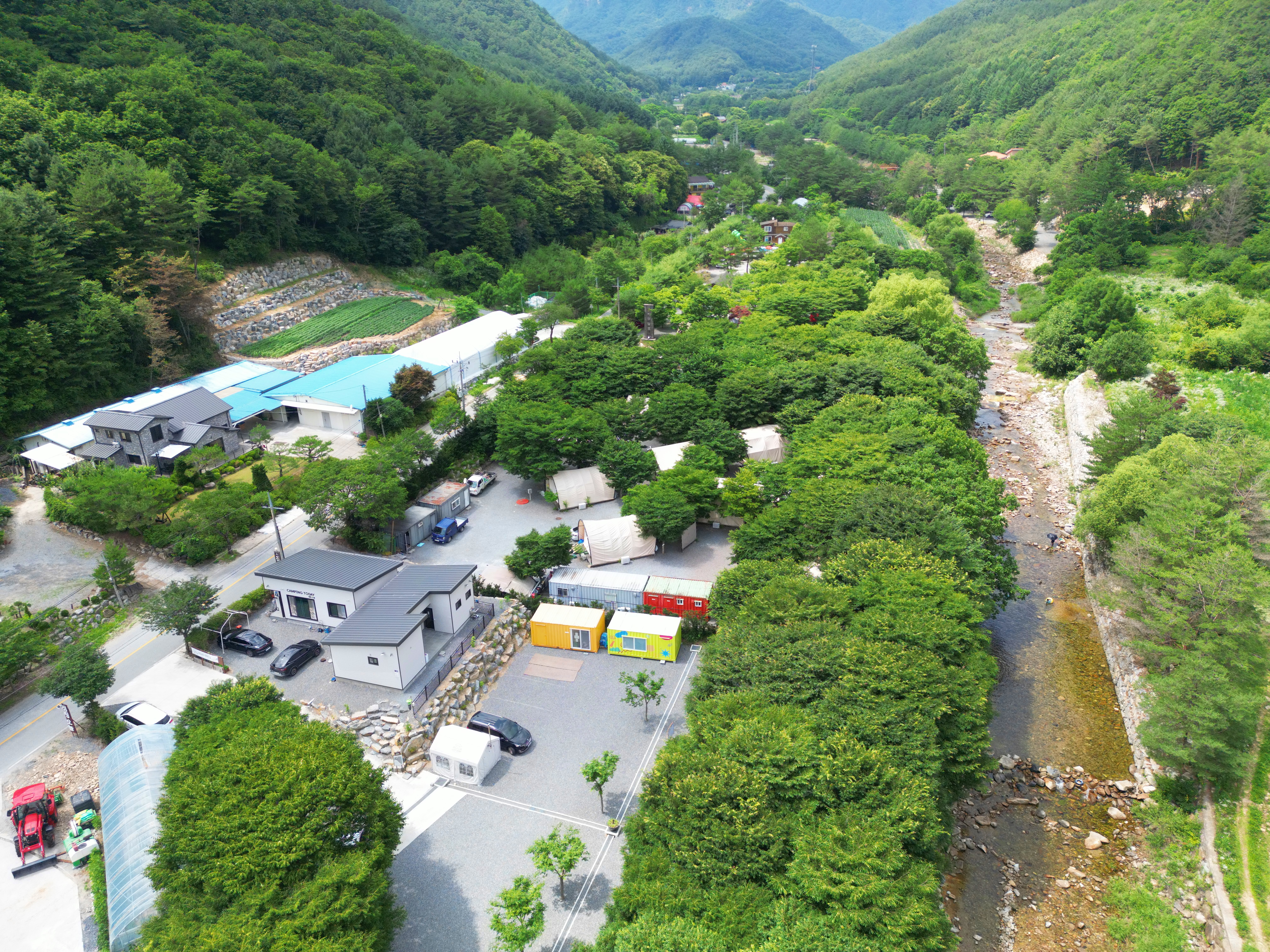 법흥계곡캠핑오늘 1번째 이미지
