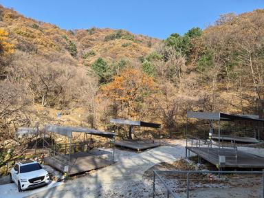 매월대폭포 캠핑장 사진