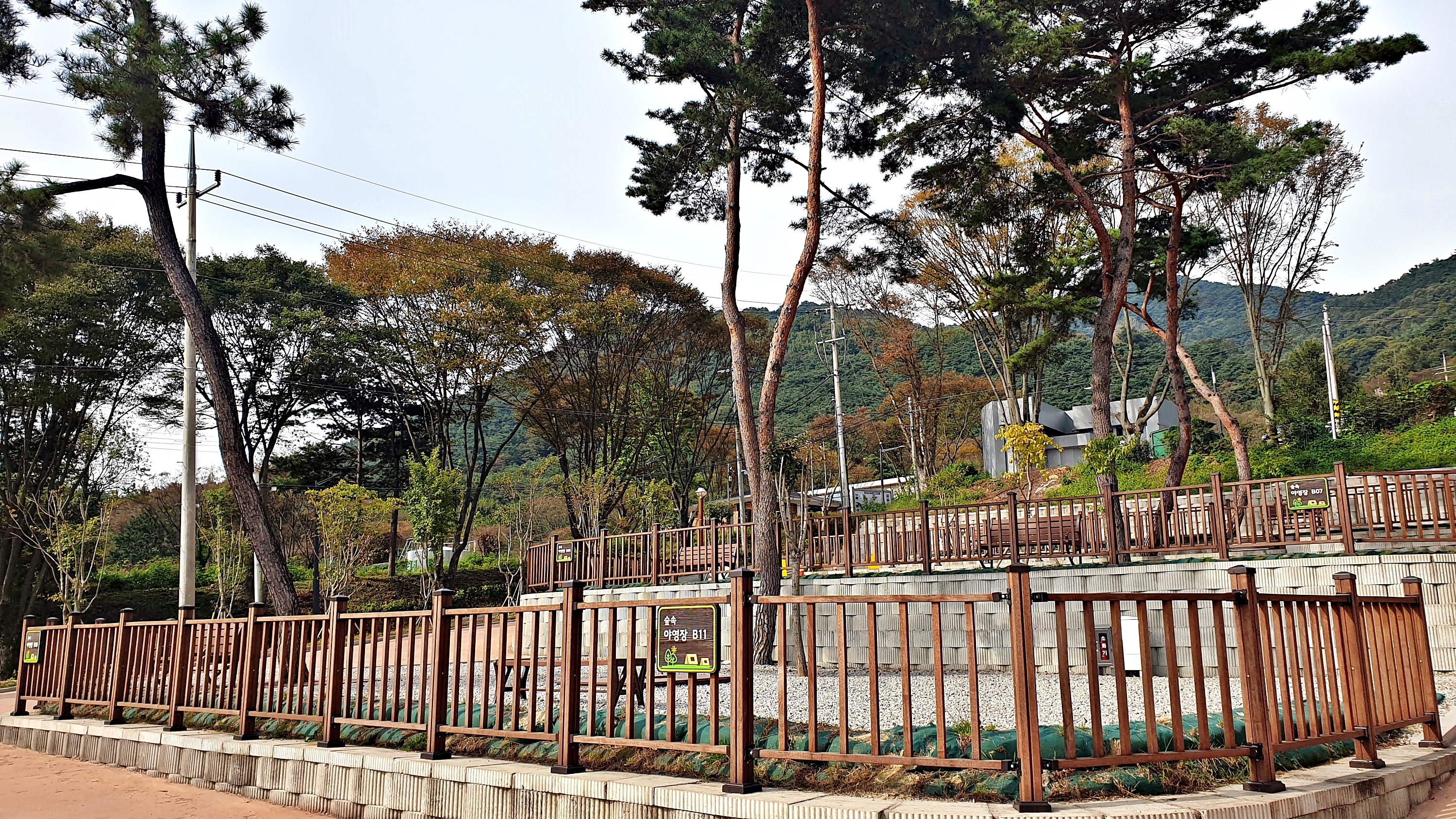 교룡공원 숲속야영장 이미지