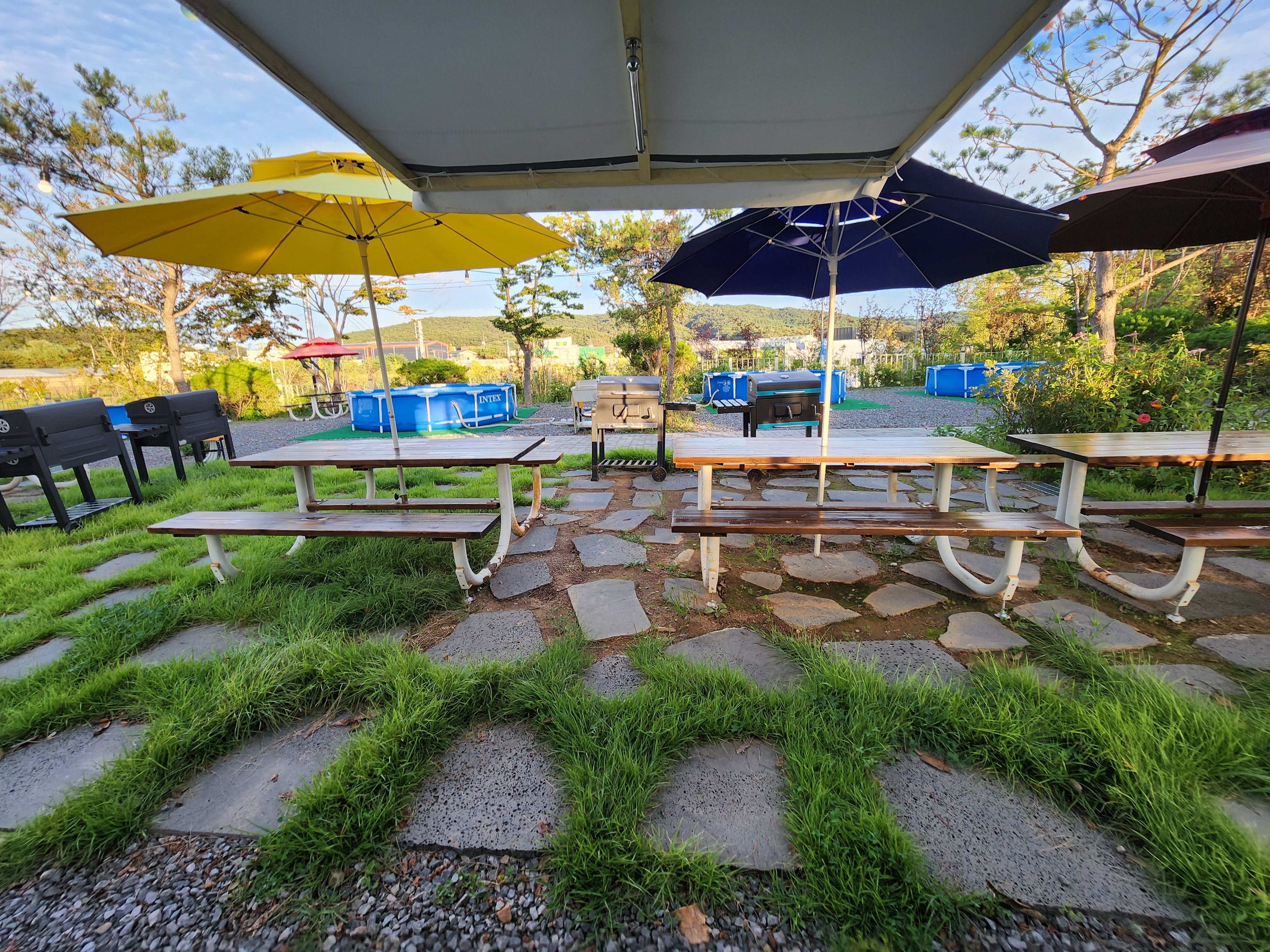 다온숲 노을 캠핑정원 이미지