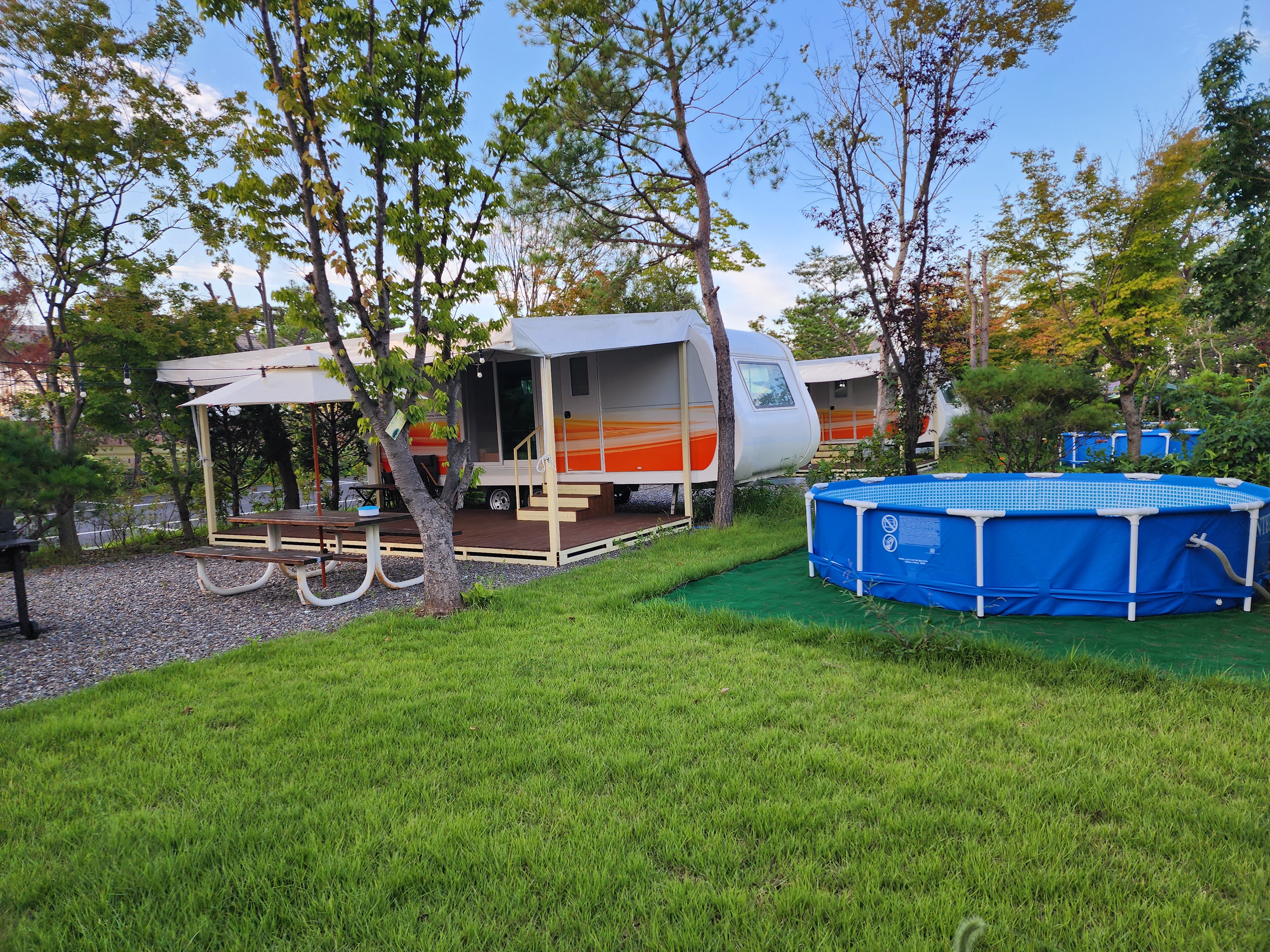 다온숲 노을 캠핑정원 이미지