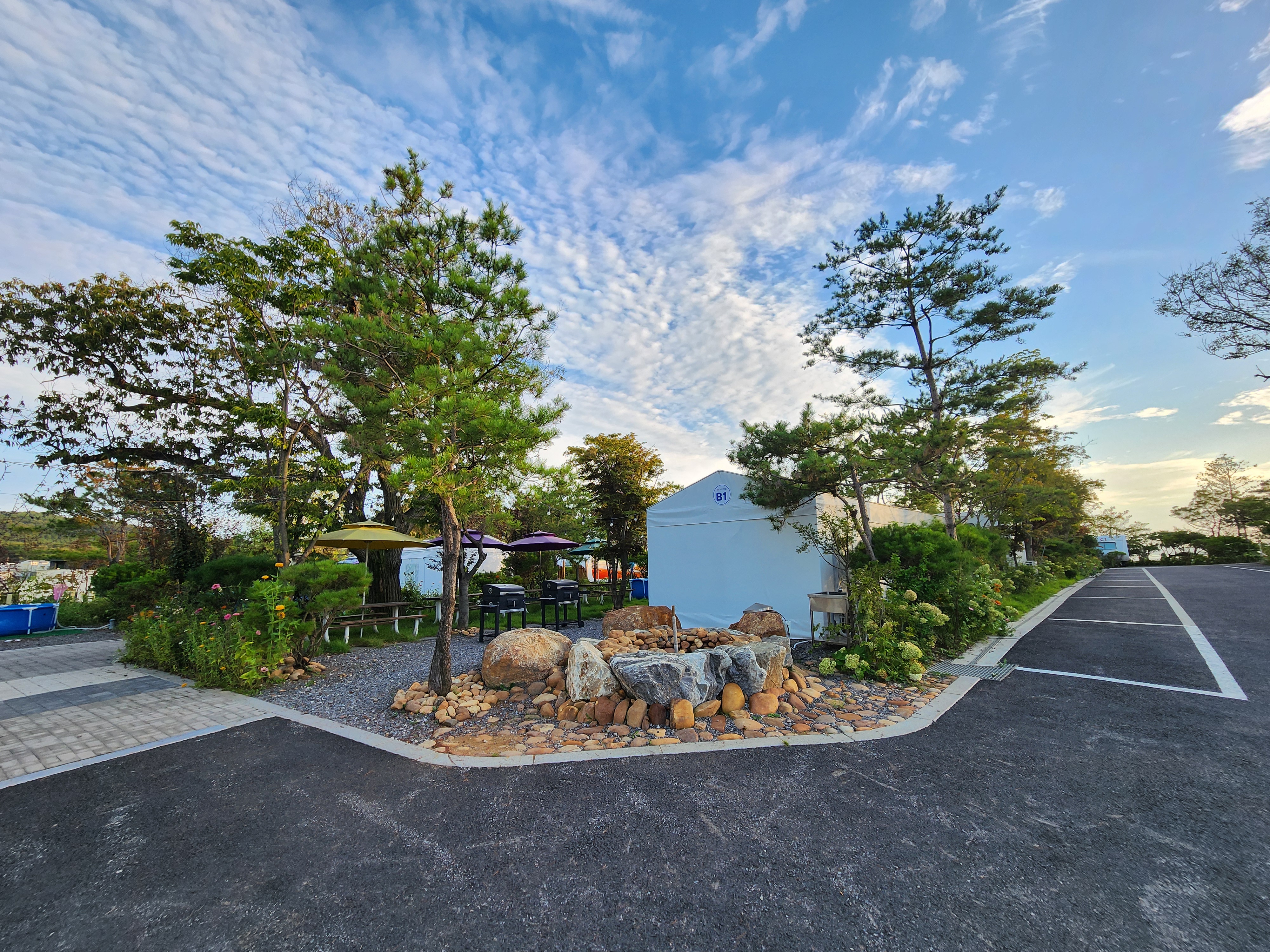 다온숲 노을 캠핑정원 이미지