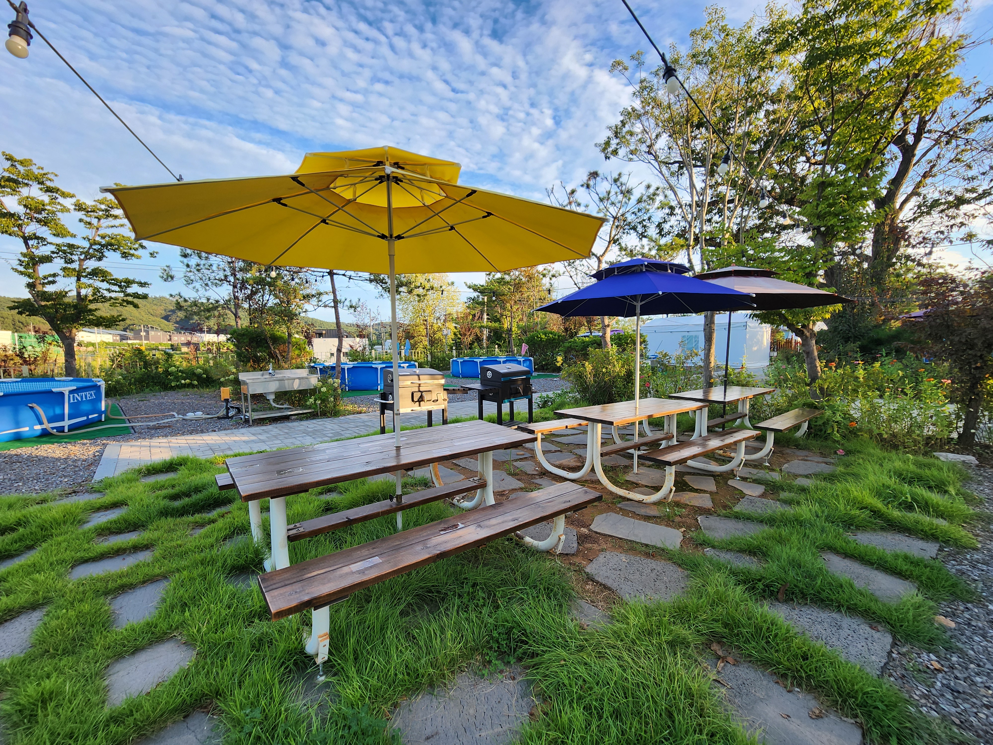 다온숲 노을 캠핑정원 이미지