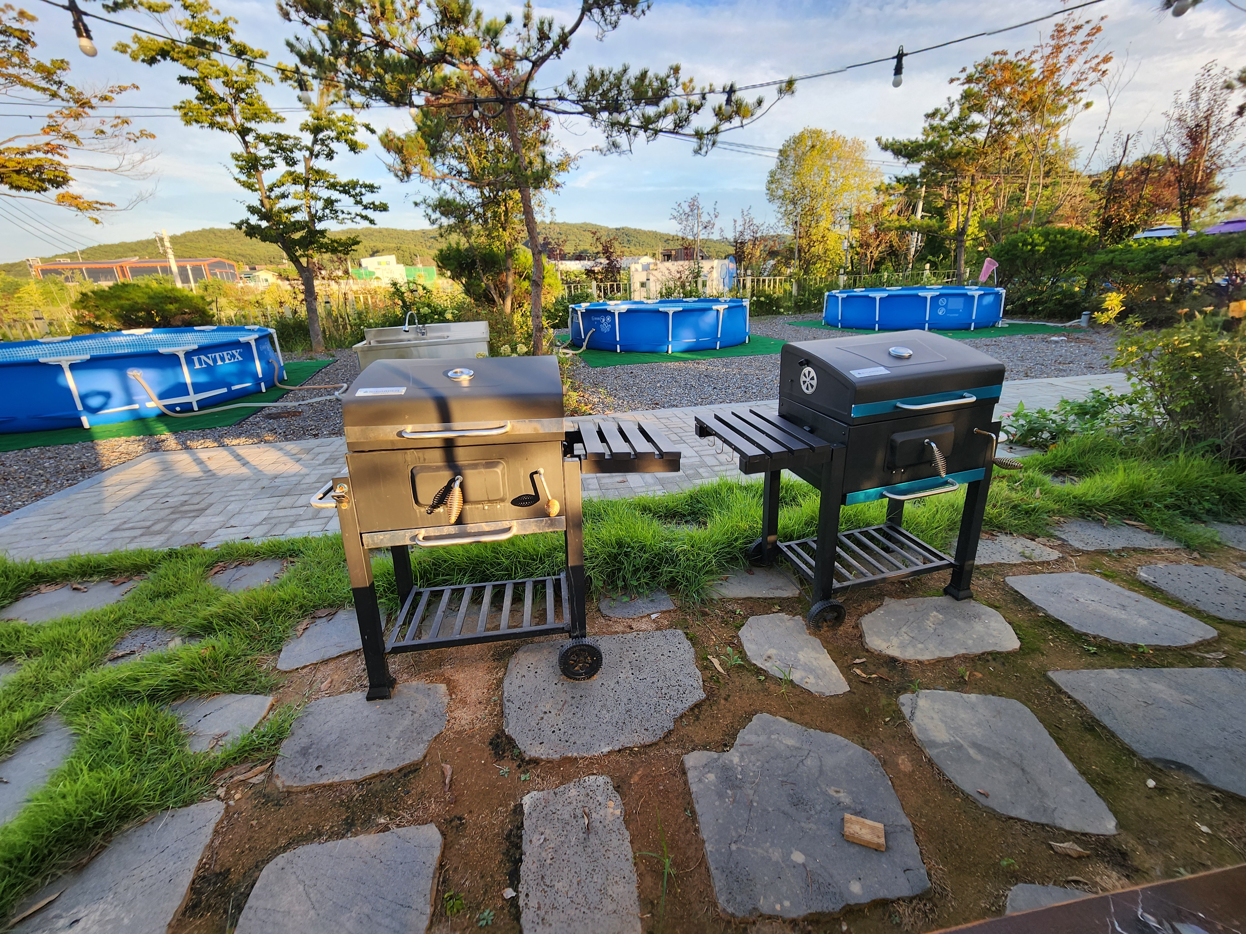 다온숲 노을 캠핑정원 이미지