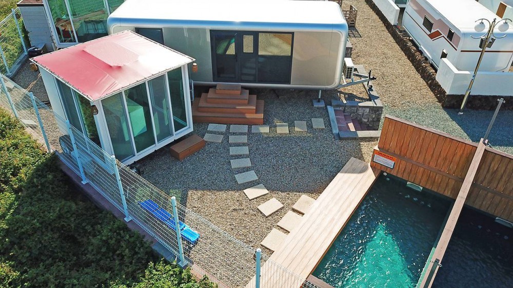 제주인포항 개별 수영장 카라반 3번째 이미지