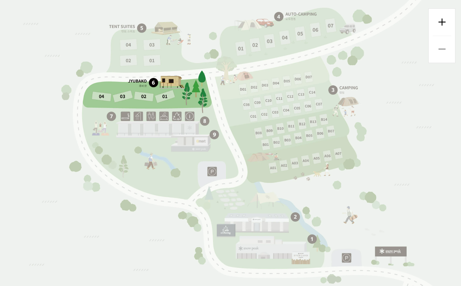 스노우피크 에버랜드 캠프필드 1번째 이미지