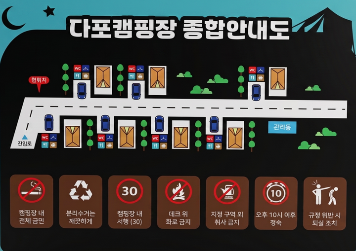 다포캠핑장 — 거제시
