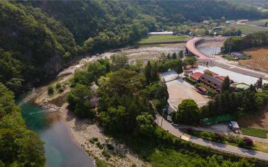 정선 삼시세끼 스쿨 캠핑장