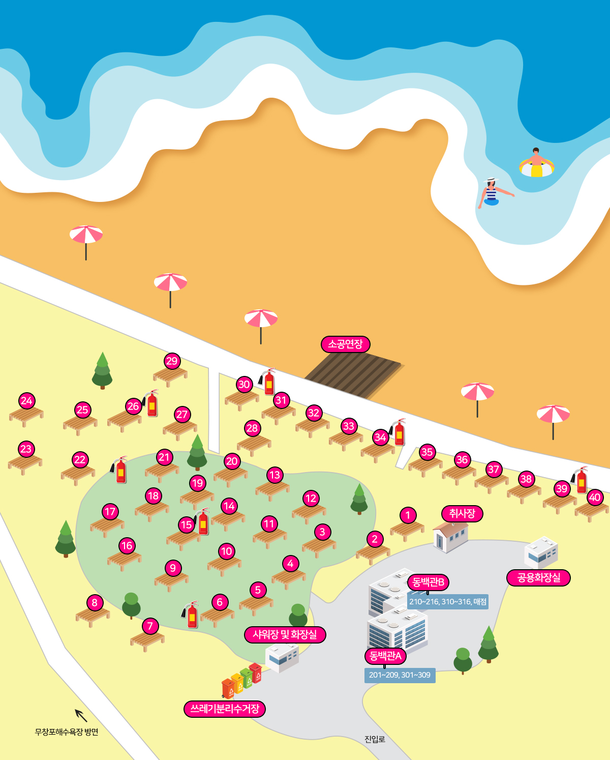 용두해수욕장 숲속야영장 1번째 이미지