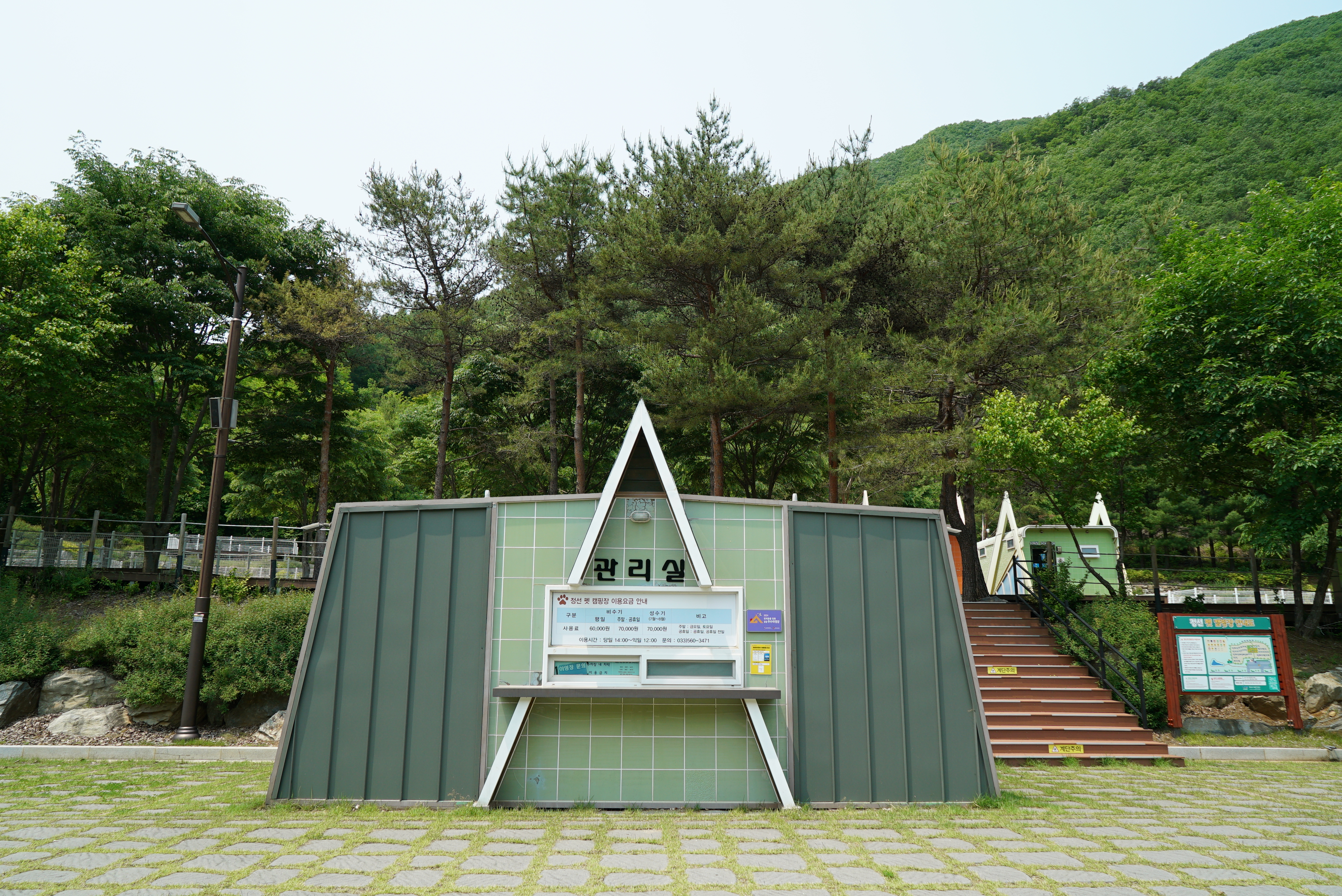 정선군생태체험학습장야영장 펫 동반 캠핑장 이미지