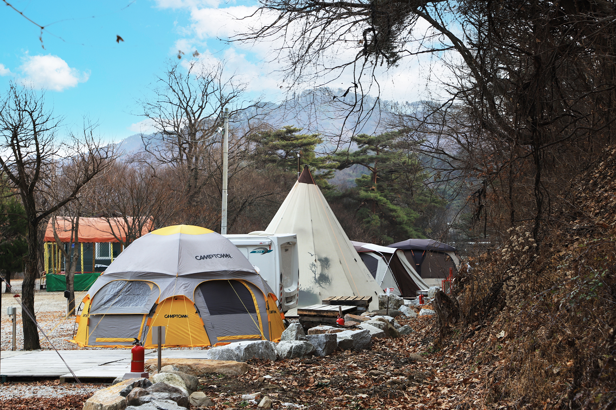 진밭골향기관광농원 야영장 이미지
