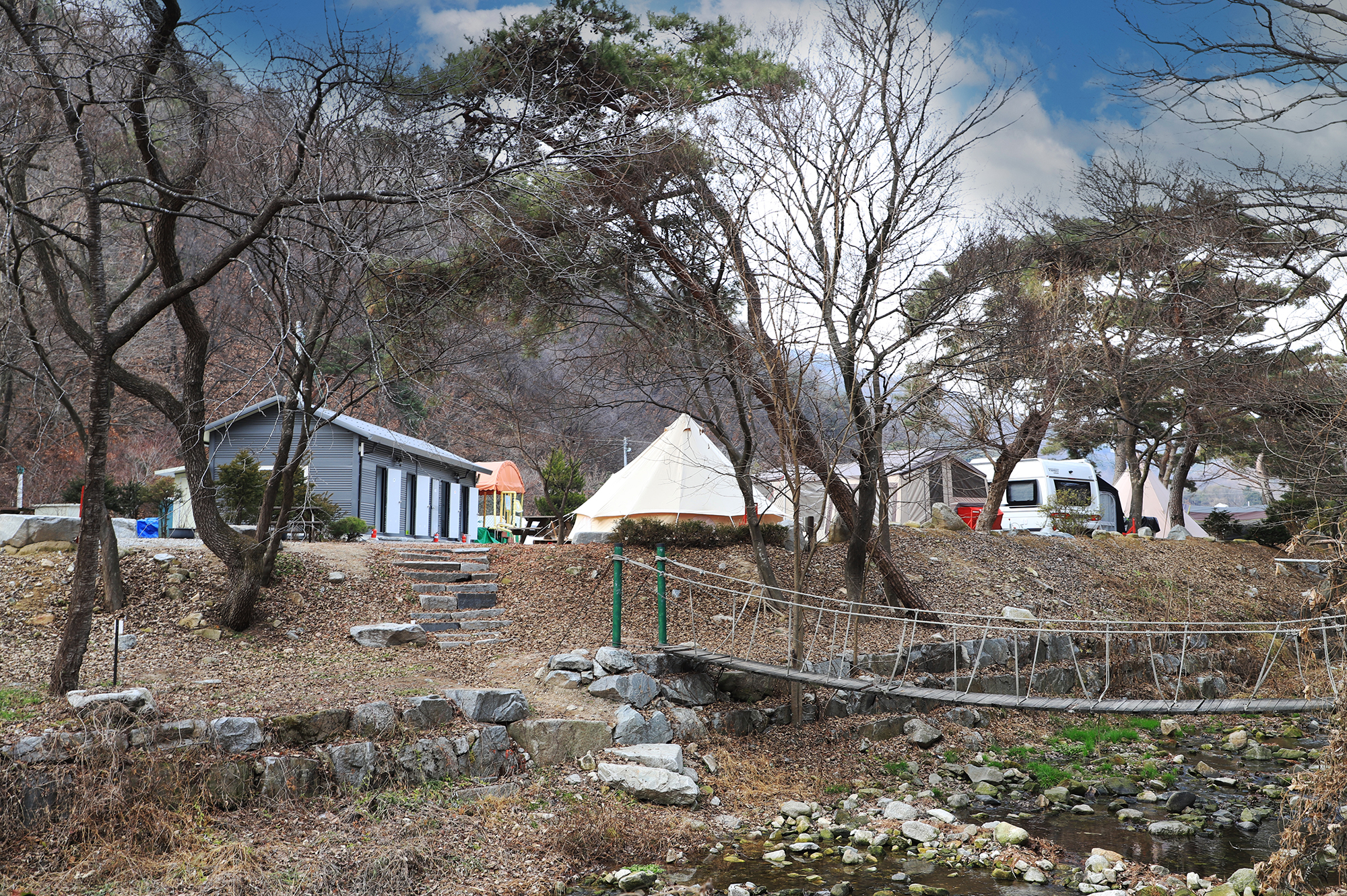 진밭골향기관광농원 야영장 이미지