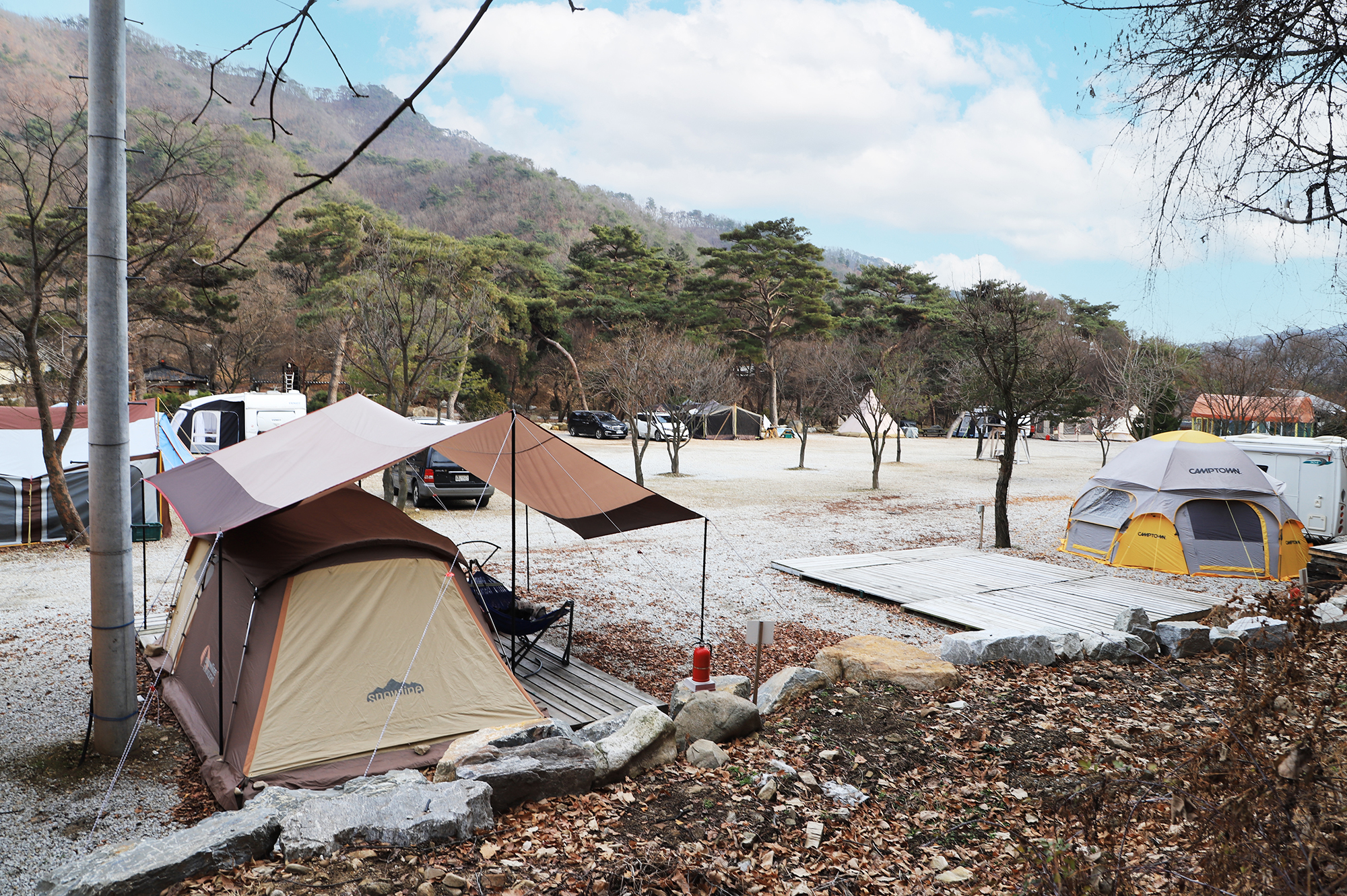 진밭골향기관광농원 야영장 이미지