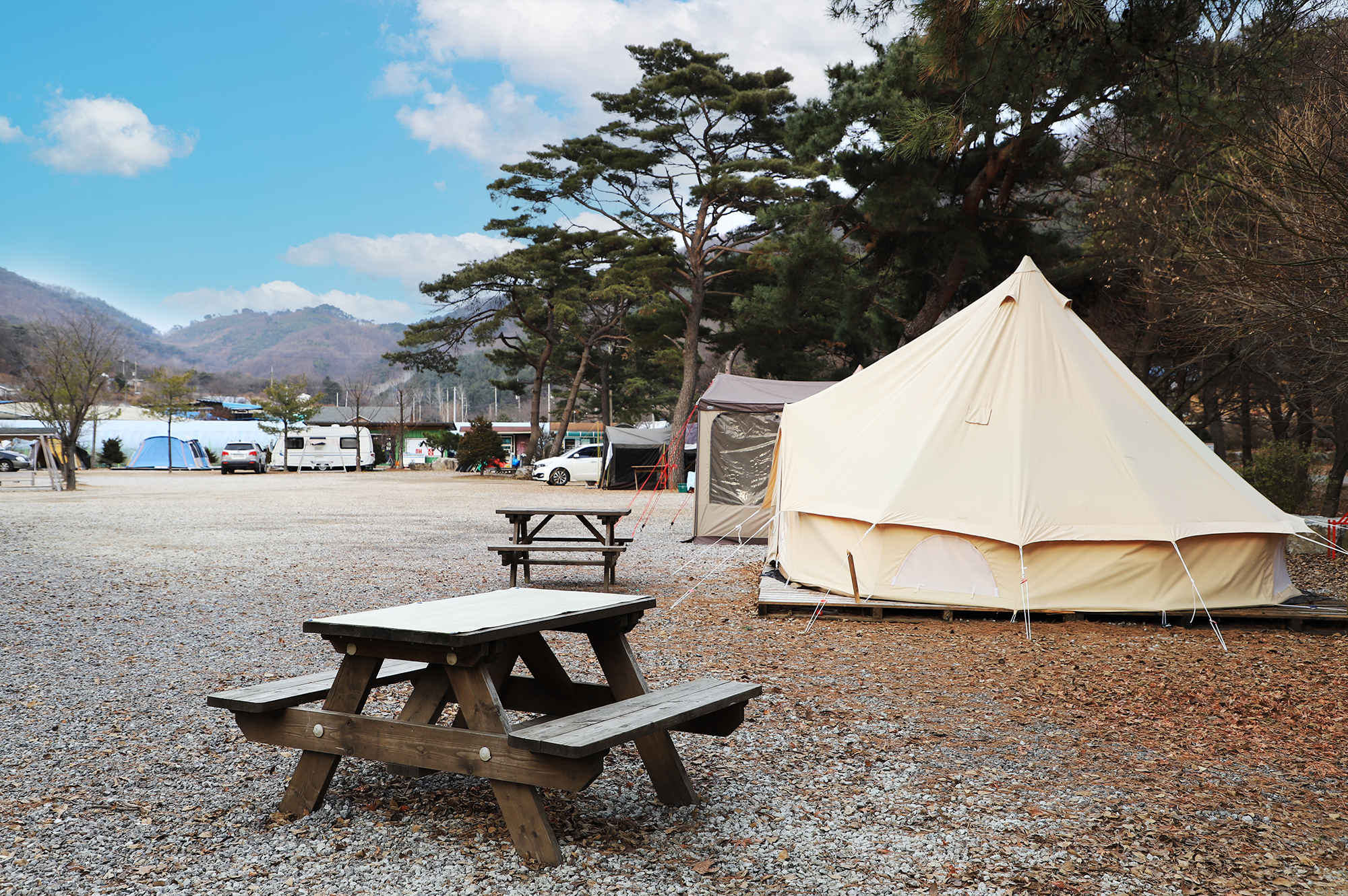 진밭골향기관광농원 야영장 이미지