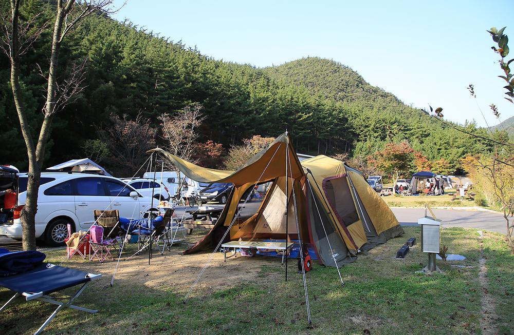 희리산해송자연휴양림 자동차야영장