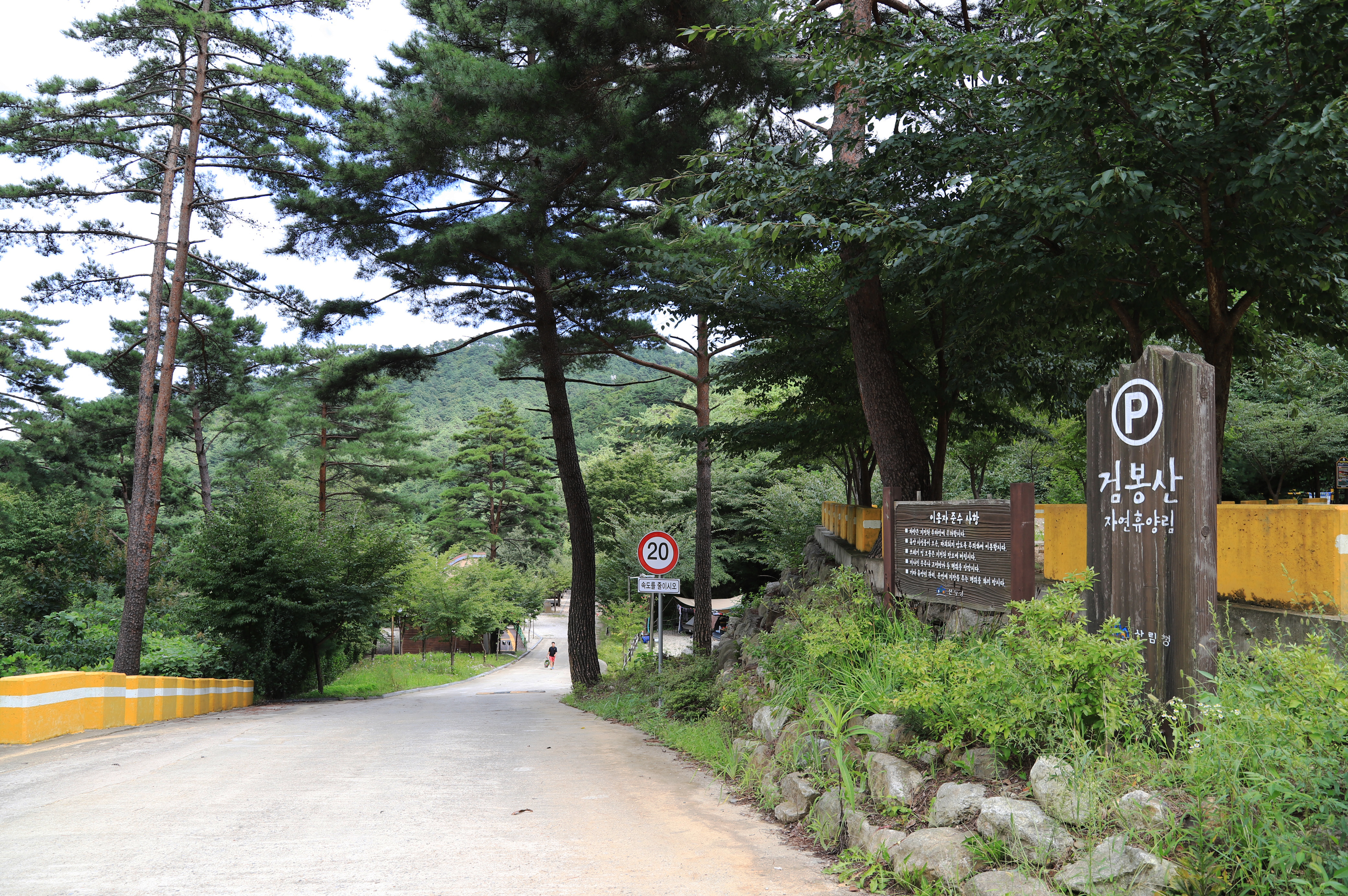 국립검봉산자연휴양림야영장 이미지