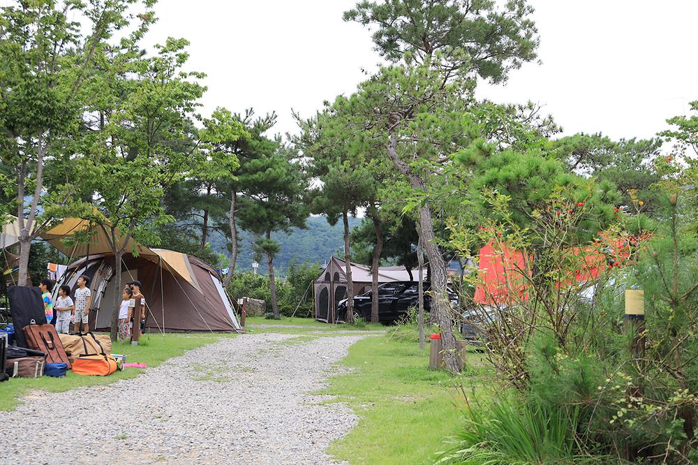 용천수캠핑장