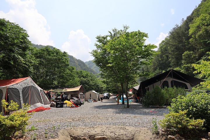 내리계곡 솔바람 캠핑장